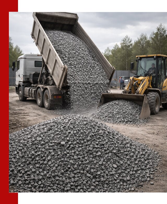 Доставка и продажа щебня гранитного в Борисоглебске