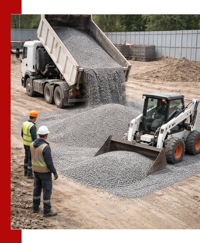 Доставка и продажа гранитного щебня фракции 0-5 в Борисоглебске