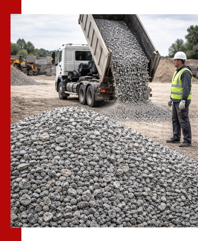 Доставка и продажа гранитного щебня фракции 5-20 в Борисоглебске