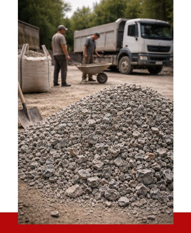 Гранитный щебень фракция 20-40 в Борисоглебске от 3329 руб. ПРОНЕРУДБрс