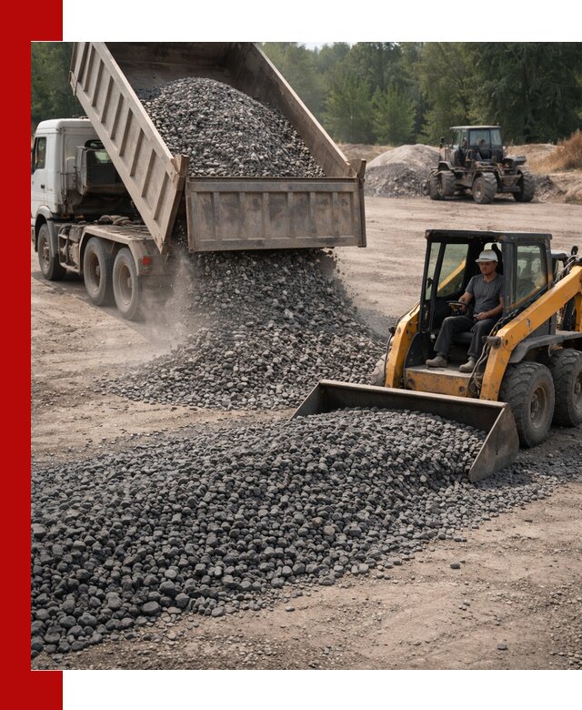 Гранитный щебень фракция 40-70 с доставкой в Борисоглебске