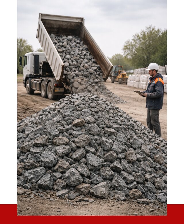 Гранитный щебень фракция 100-200 в Борисоглебске от 4370 р. ПРОНЕРУДБрс