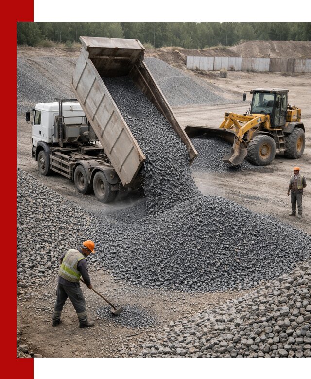 Щебень габбро-диабаз фр. 5-20 с доставкой в Борисоглебске