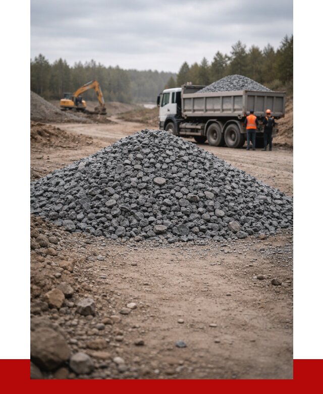 Щебень габбро диабаз фракция 40-70 в Борисоглебске от 2289 р-ПРОНЕРУДБрс