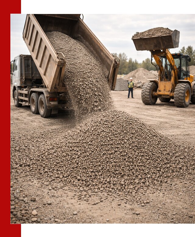 Гравийный щебень фракция 3–10 с доставкой в Борисоглебске