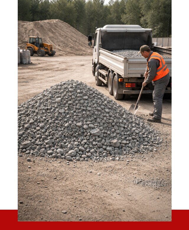 Гравийный щебень фракция 5-10 в Борисоглебске от 2289 р. | ПРОНЕРУДБрс