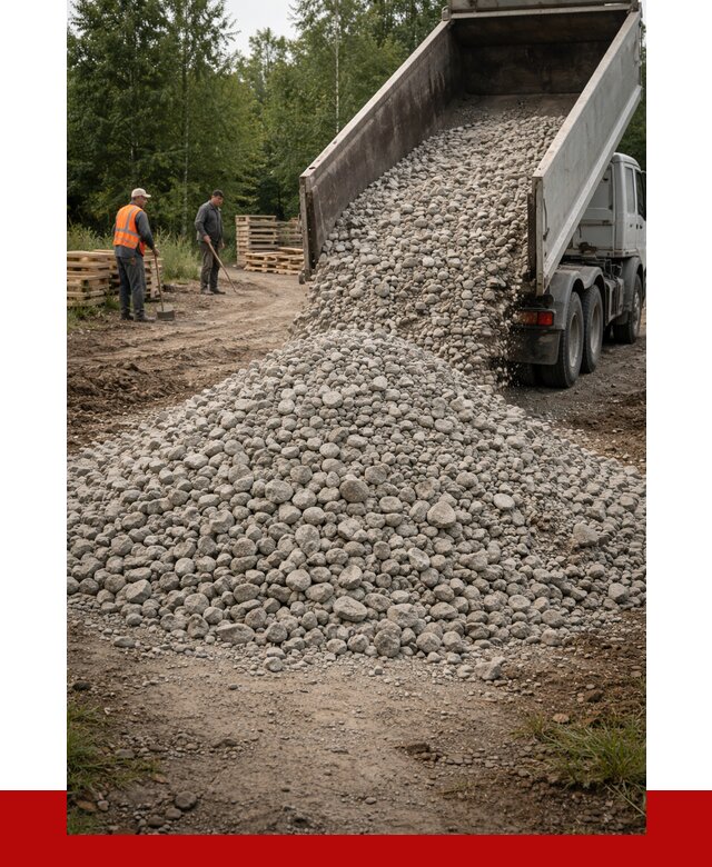 гравийный щебень фракция 70-120 в Борисоглебске от 2549 р. ПРОНЕРУДБрс