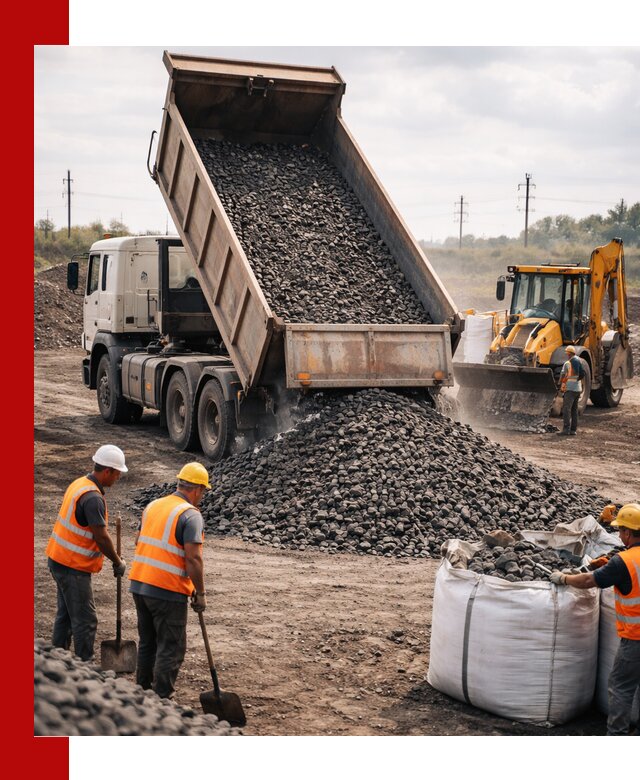 Шлаковый щебень фракция 40-70 с доставкой в Борисоглебске