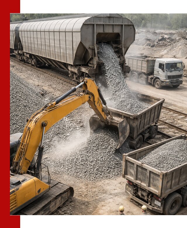 Доставка железнодорожного щебня в Борисоглебске крупными партиями быстрого отгруза