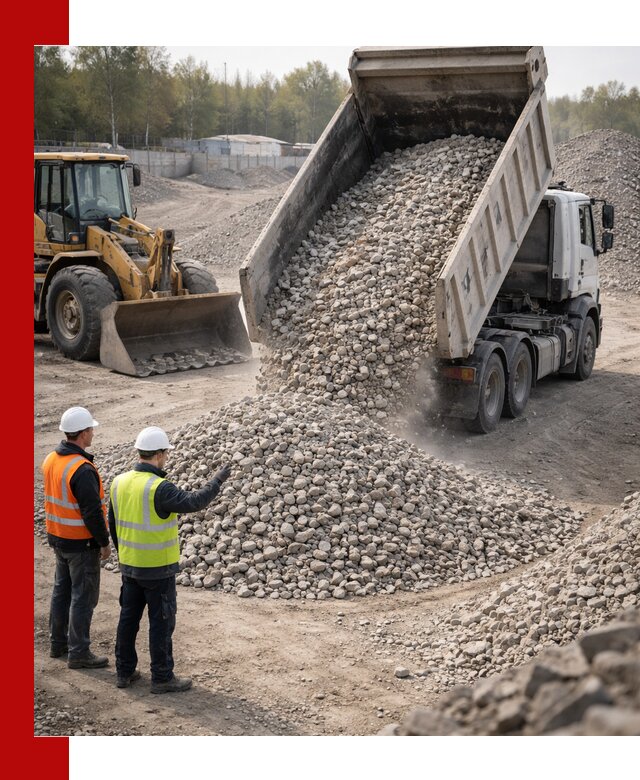 Вторичный щебень фракция 40–70 доставка в Борисоглебске