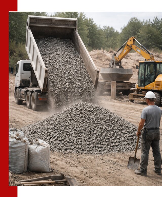 Доставка и продажа бетонного щебня в Борисоглебске