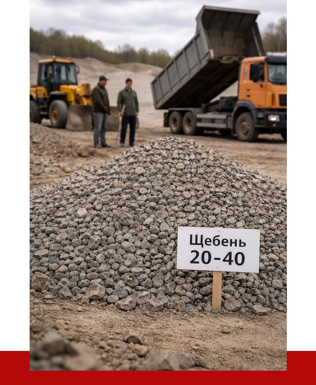 Бетонный щебень фракция 20-40 в Борисоглебске от 2549 р. | ПРОНЕРУДБрс