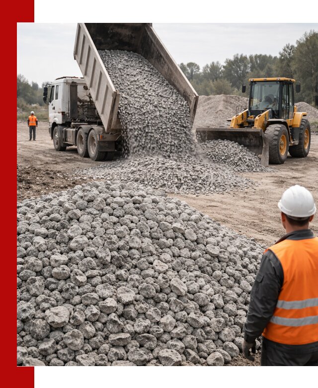 Доставка бетонного щебня фракции 20-40 в Борисоглебске