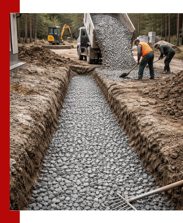 Щебень для дренажа с доставкой в Борисоглебске высокого качества