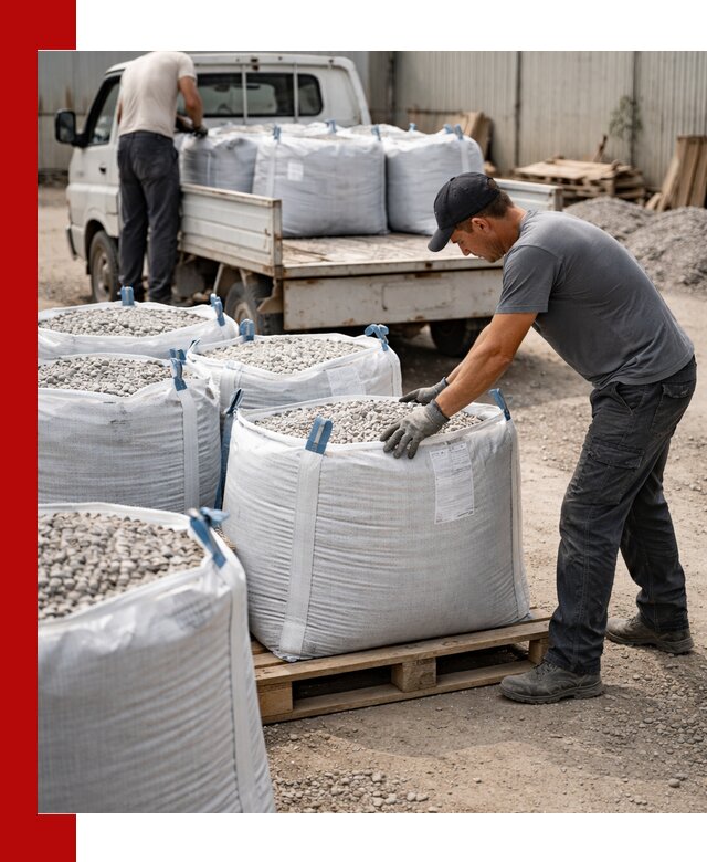 Доставка щебня в мешках по выгодным ценам в Борисоглебске