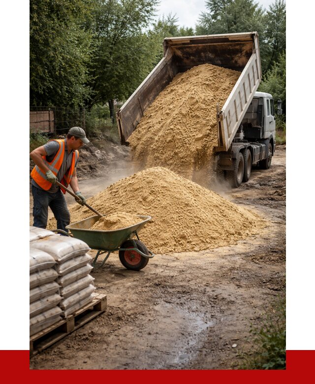 Купить песок с доставкой в Борисоглебске от 1873 р. | ПРОНЕРУДБрс