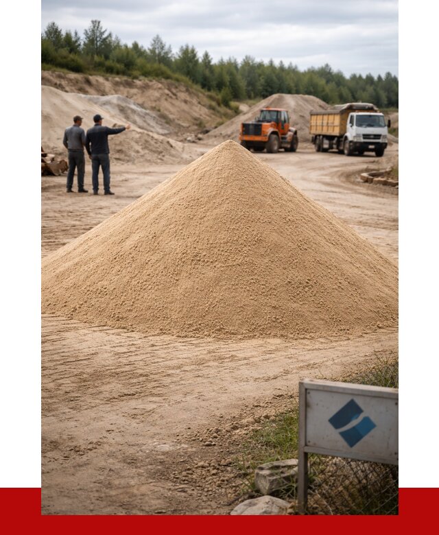 Карьерный песок навалом в Борисоглебске от 1873 р. | ПРОНЕРУДБрс