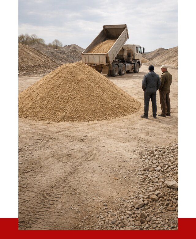 Карьерный песок крупнозернистый в Борисоглебске от 8843 р | ПРОНЕРУДБрс