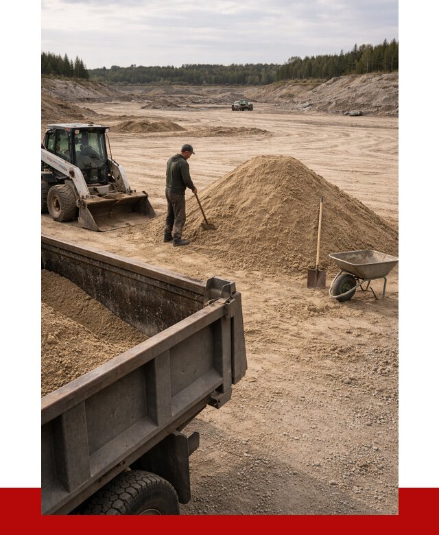 Карьерный песок среднезернистый в Борисоглебске, от 2289 р. ПРОНЕРУДБрс