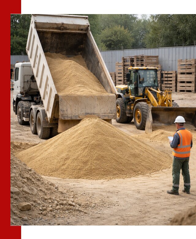 Доставка карьерного мелкозернистого песка в Борисоглебске