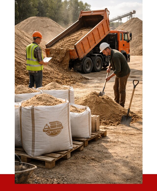 Строительный песок в Борисоглебске от 2289 р. с доставкой, ПРОНЕРУДБрс