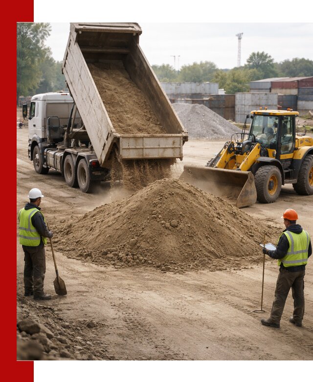 Доставка и продажа пескогрунта оптом и в розницу в Борисоглебске