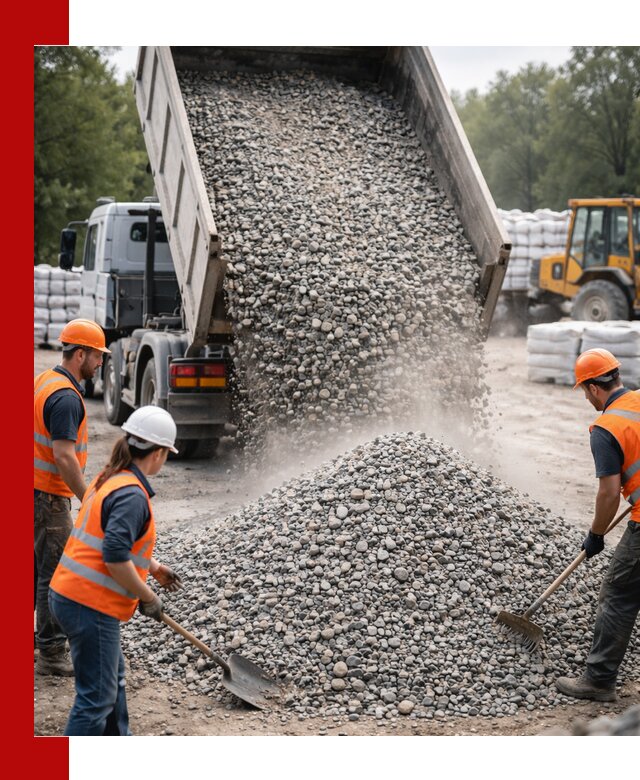 Доставка гравия и камня в Борисоглебске оптом и в розницу