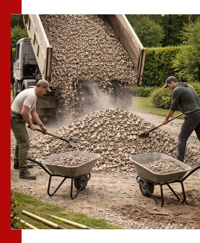 Доставка и продажа декоративной гальки в Борисоглебске