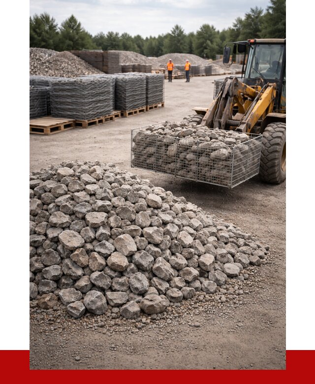 Камень для габионов фракция 70-150 в Борисоглебске от 4370 р. | ПРОНЕРУДБрс