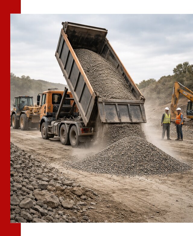 Щебёночно-песчаная смесь ЩПС С1 с доставкой в Борисоглебске