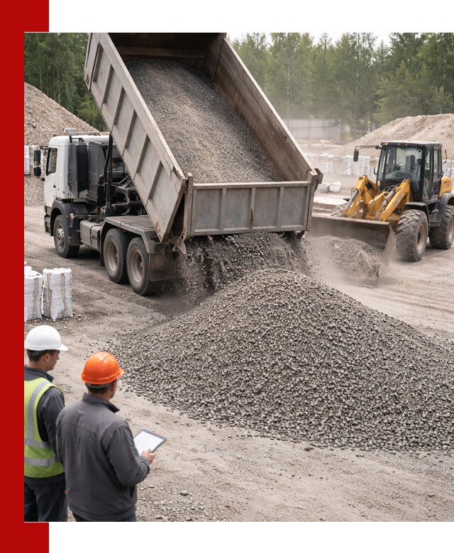 Доставка и продажа гранитного отсева 0-10 в Борисоглебске