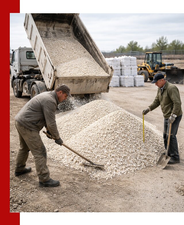 Мраморная крошка с доставкой и разгрузкой в Борисоглебске