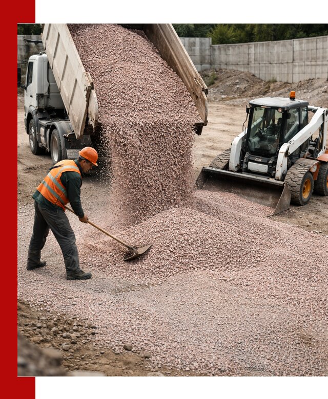 Крошка розовый гранит с доставкой в Борисоглебске от производителя