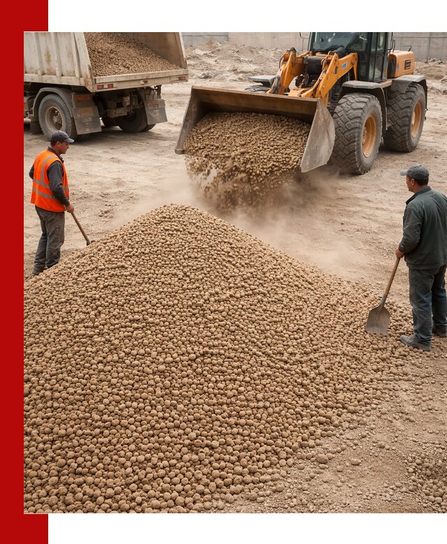 Керамзит фракция 10-20 с доставкой в Борисоглебске