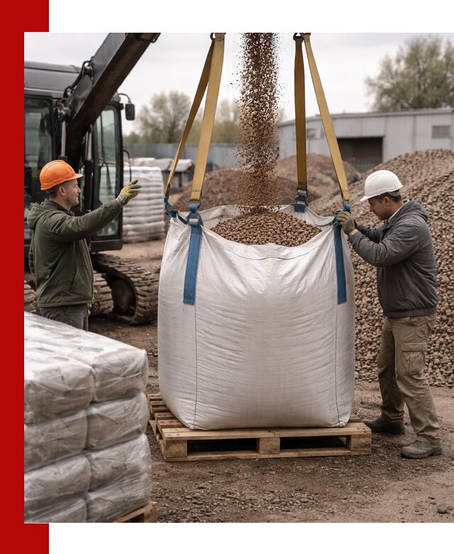 Керамзит в биг-бегах с доставкой в Борисоглебске