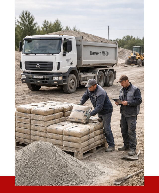 Купить цемент м500 с доставкой в Борисоглебске от 5410 р. | ПРОНЕРУДБрс