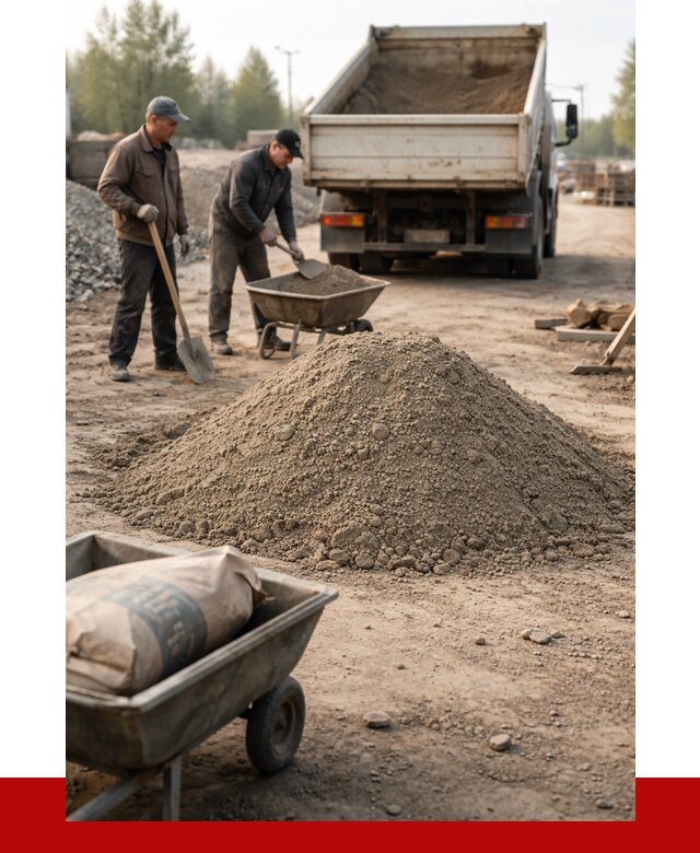 Цементно-песчаная смесь М150 в Борисоглебске от 4890 р. | ПРОНЕРУДБрс