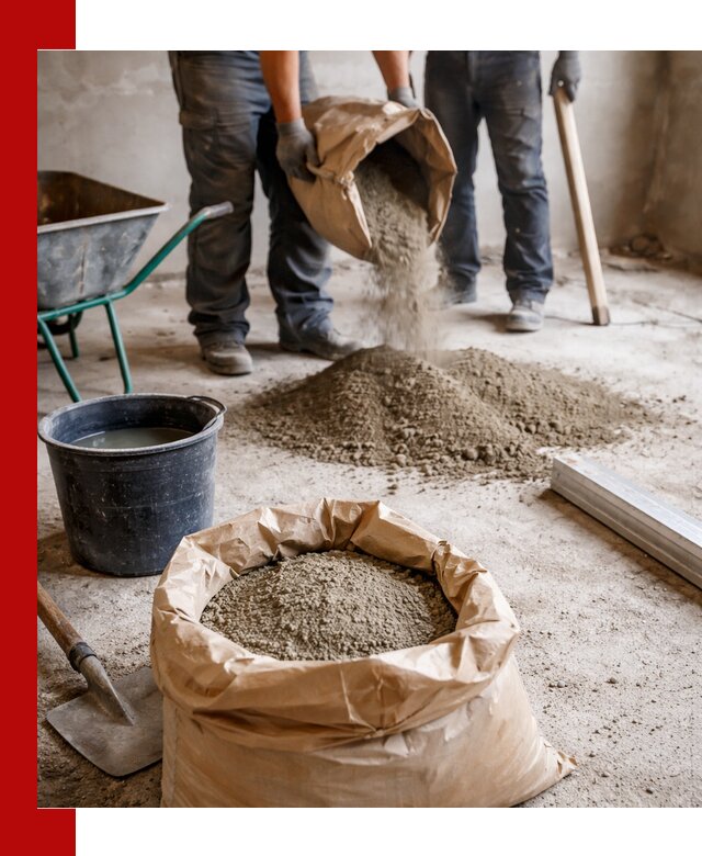 Доставка сухой смеси для стяжки в Борисоглебске