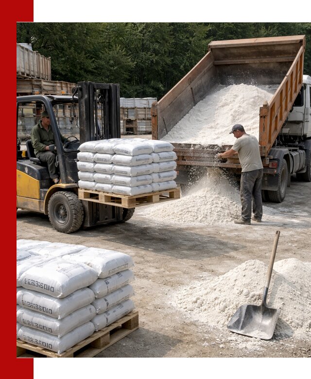 Доставка строительной извести оптом и в розницу в Борисоглебске