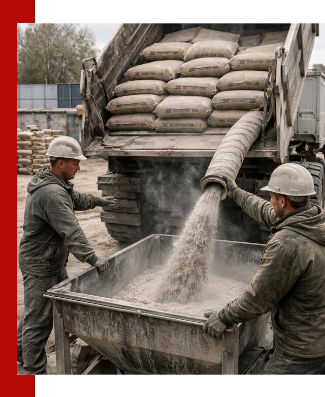 Доставка цемента М400 в Борисоглебске оптом и в розницу