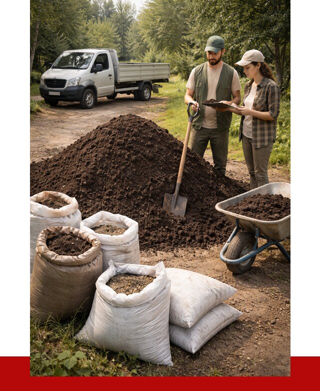 Купить грунт с доставкой в Борисоглебске от 4682 р. за м3 | ПРОНЕРУДБрс