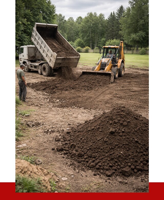 Грунт для выравнивания участка в Борисоглебске от 1248 р. | ПРОНЕРУДБрс