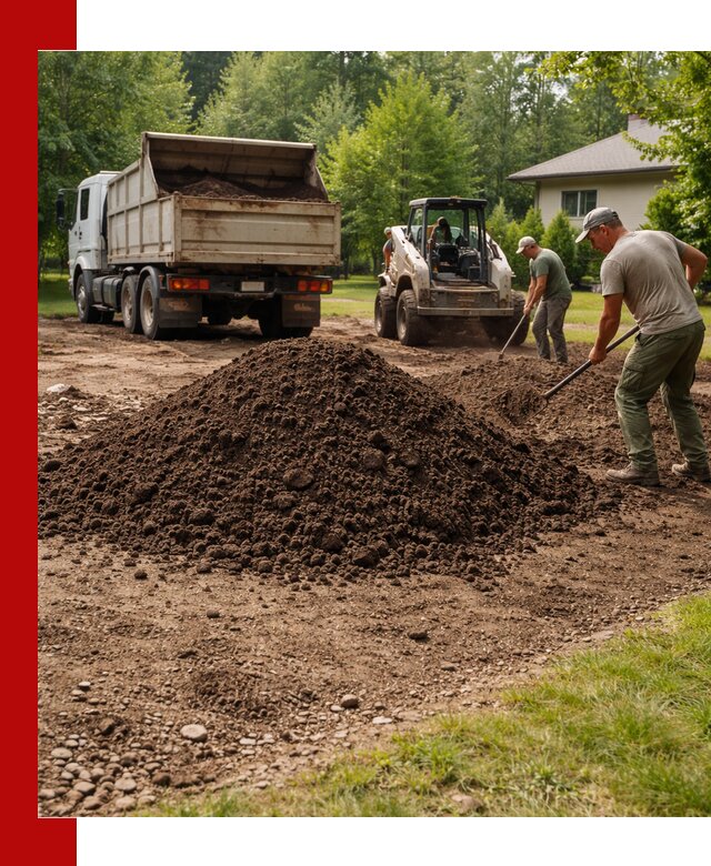Доставка и укладка грунта для газона в Борисоглебске