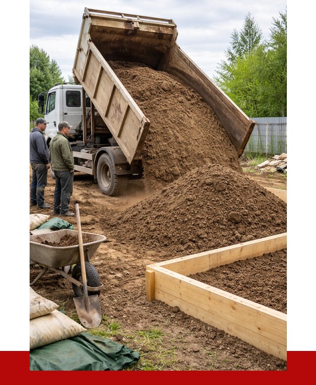 Торфо песчаная смесь в Борисоглебске с доставкой от 1925 р. | ПРОНЕРУДБрс