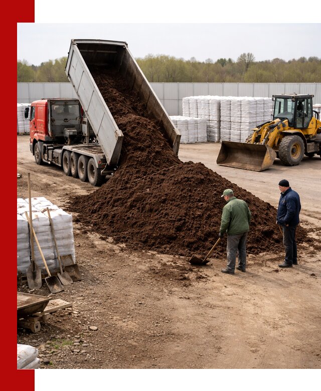 Доставка торфяных смесей оптом и в розницу в Борисоглебске