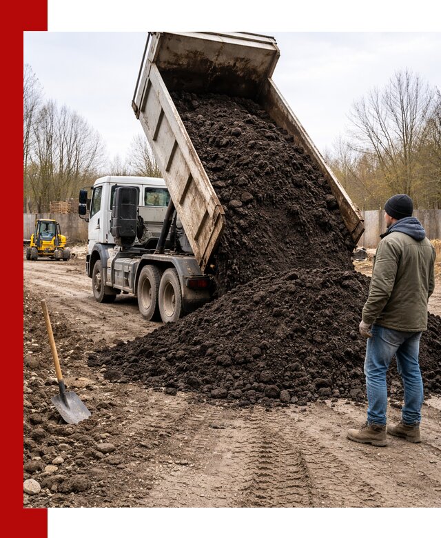 Доставка чернозема навалом в Борисоглебске быстро и выгодно