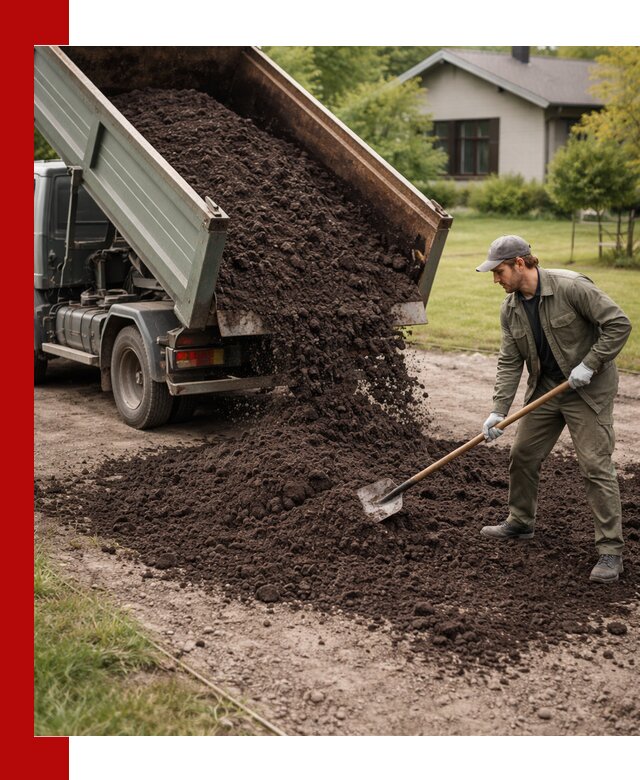 Чернозем для газона с доставкой в Борисоглебске быстро и качественно