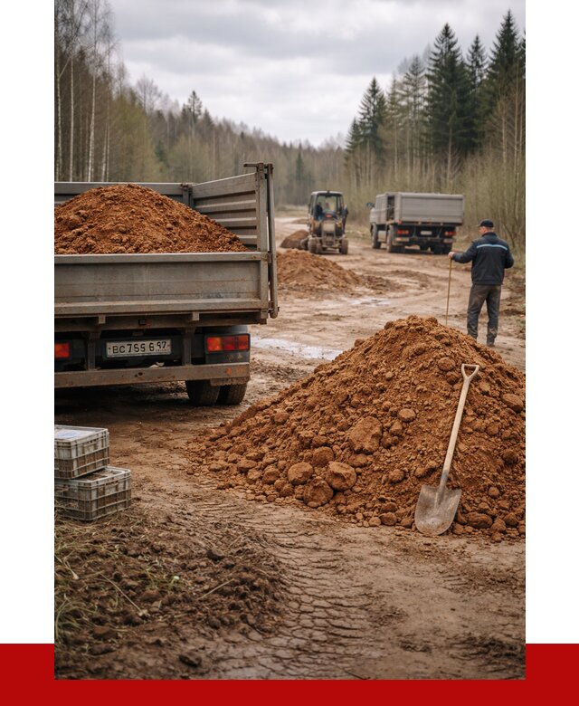Глина и суглинки в Борисоглебске от 4682 р. за куб | ПРОНЕРУДБрс
