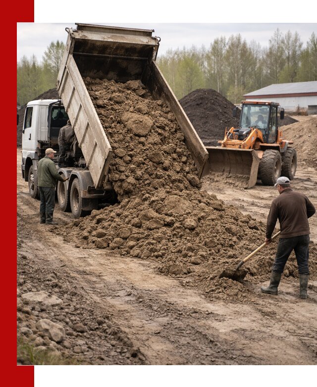 Доставка глин и суглинков в Борисоглебске оптом и вкрай