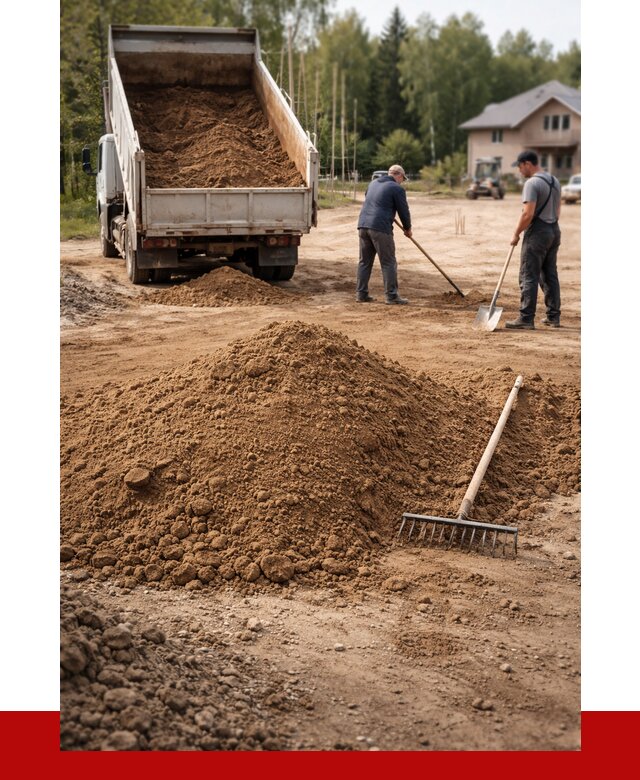 Суглинок для планировки в Борисоглебске с доставкой от 4370 р. | ПРОНЕРУДБрс